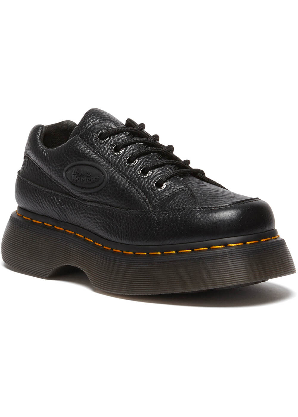 Dr. Martens Buzz Leather Platform Shoes BLack - www.succube.fr