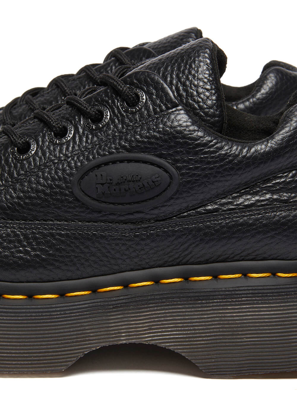 Dr. Martens Buzz Leather Platform Shoes BLack - www.succube.fr